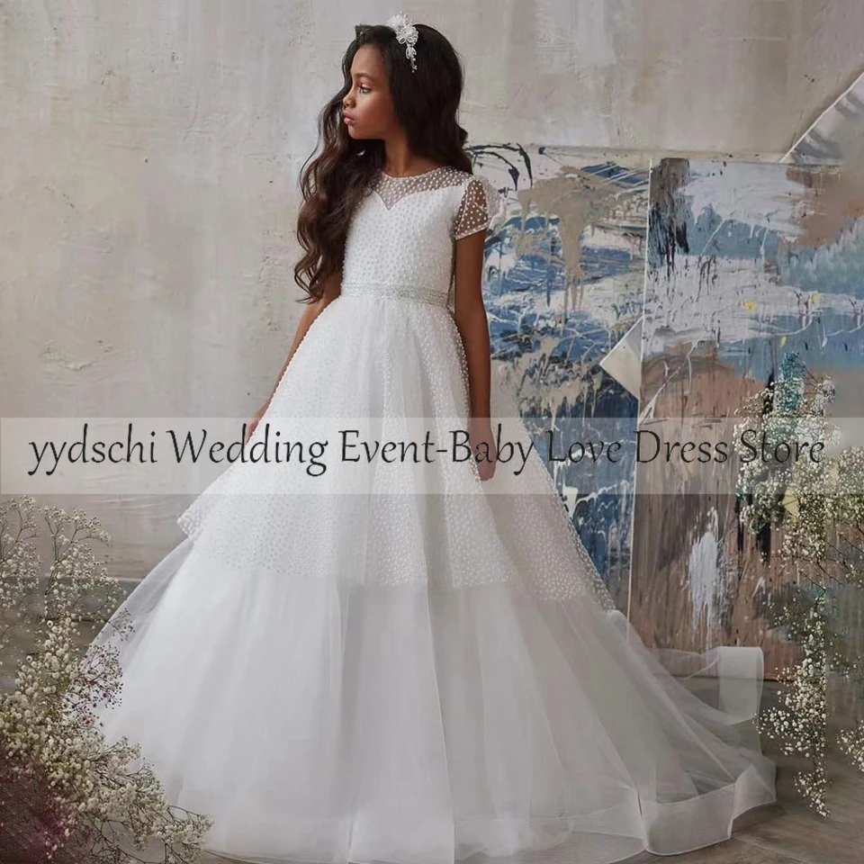 Girl Communion Wedding Flower Girl Dresses 2023 For Girl Applique Party Dresses Girl Ball Gown Age 2-16 years Sheer Neck Lace Up
Girl Communion Wedding Flower Girl Dresses 2023 For Girl Applique Party Dresses Girl Ball Gown Age 2-16 years Sheer Neck Lace Up