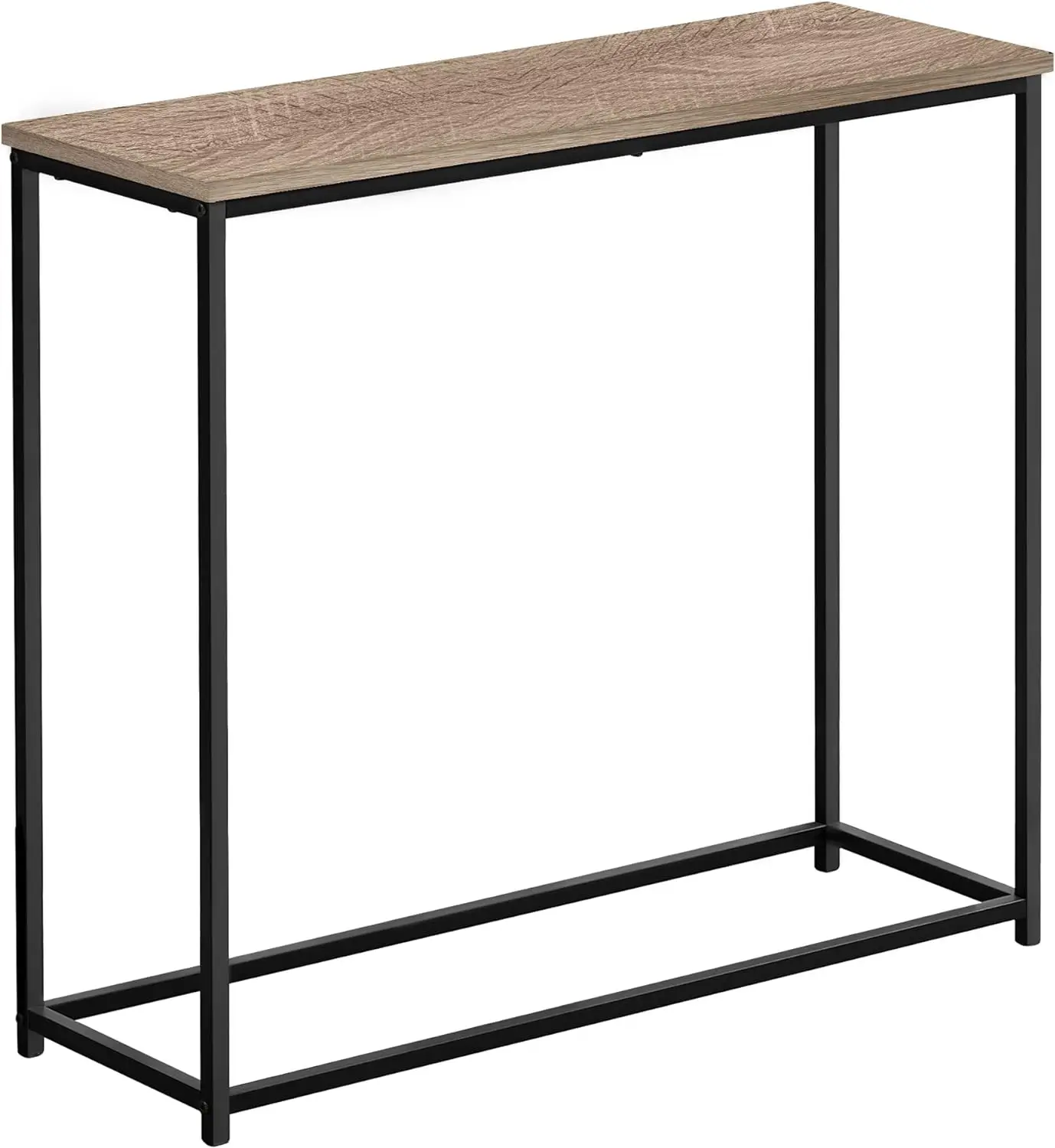 Accent Table, Console, Entryway, Narrow, Sofa, Living Room, Bedroom, Metal, Laminate, Brown, Black, Contemporary, Modern Table-3
Accent Table, Console, Entryway, Narrow, Sofa, Living Room, Bedroom, Metal, Laminate, Brown, Black, Contemporary, Modern Table-3