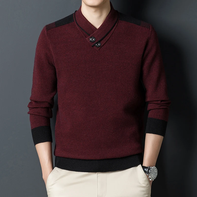 Men's Cardigan Turtleneck Sweater with V-Neck 2023 Latest Autumn/Winter Collection Premium Wool Blend Apparel Men Clothes
Men's Cardigan Turtleneck Sweater with V-Neck 2023 Latest Autumn/Winter Collection Premium Wool Blend Apparel Men Clothes