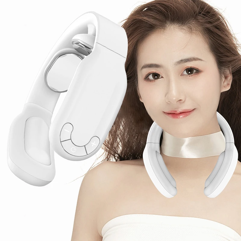 

5 Modes Electric Cervical Spine Massager Neck Pulse Heated Relaxation Wireless Deep Massager Hot Compress Health Care Tools