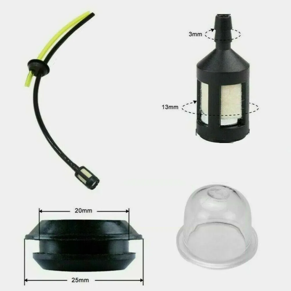 Fuel Hose Pipe Filter Primer & Gromett Strimmer Hedge Cutter Chainsaw Petrol Attachment Fuel Gasoline Pipe Accessories Tool Part
Fuel Hose Pipe Filter Primer & Gromett Strimmer Hedge Cutter Chainsaw Petrol Attachment Fuel Gasoline Pipe Accessories Tool Part