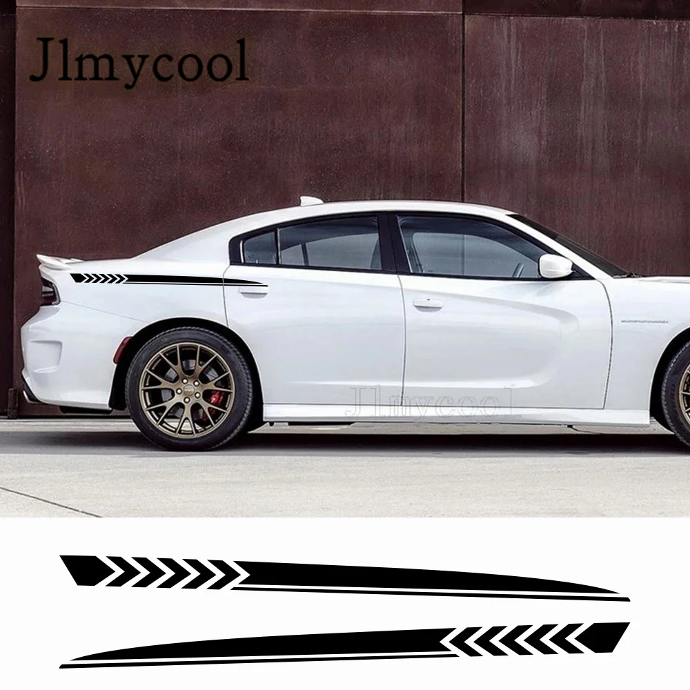 New 2Pcs Long Side Stripe Car Stickers Sport Racing Auto Graphics Decal Vinyl Film Car Tuning Accessories Wrap Automobiles
New 2Pcs Long Side Stripe Car Stickers Sport Racing Auto Graphics Decal Vinyl Film Car Tuning Accessories Wrap Automobiles