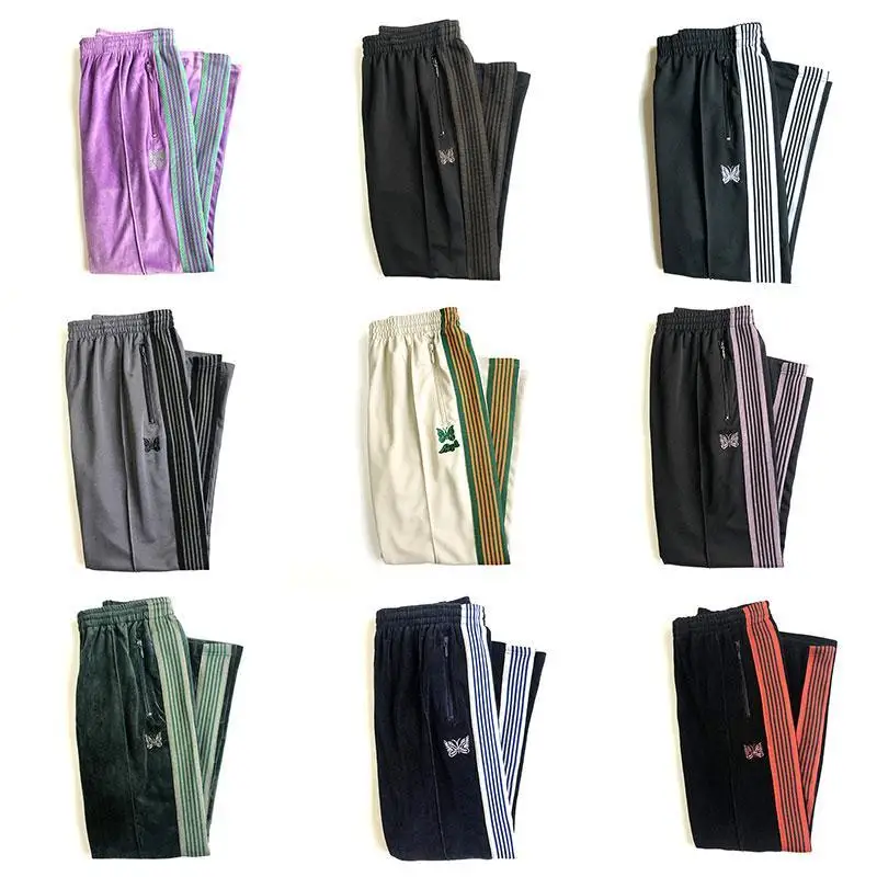 Needle Co Branded Butterfly Embroidery Velvet Side Button Straight Tube Pants High Street Loose Casual Pants
Needle Co Branded Butterfly Embroidery Velvet Side Button Straight Tube Pants High Street Loose Casual Pants