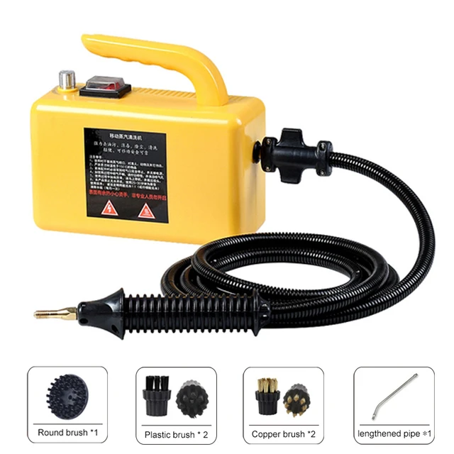 Commercial Household 2600W Steam Cleaner Air Conditioning Kitchen Hood Car Steaming Cleaner Used with Alkaline Cleaning 220/110V
Commercial Household 2600W Steam Cleaner Air Conditioning Kitchen Hood Car Steaming Cleaner Used with Alkaline Cleaning 220/110V
