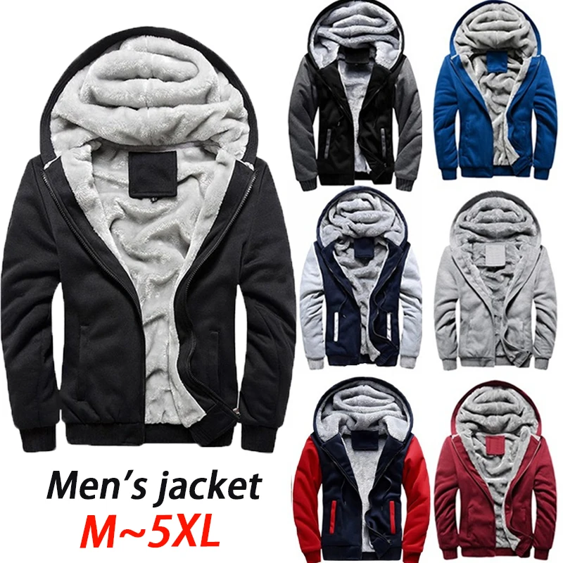 Winter plush warm hooded jacket outdoor camouflage color blocking long sleeved jacket men's fleece hooded sports jacket
Winter plush warm hooded jacket outdoor camouflage color blocking long sleeved jacket men's fleece hooded sports jacket