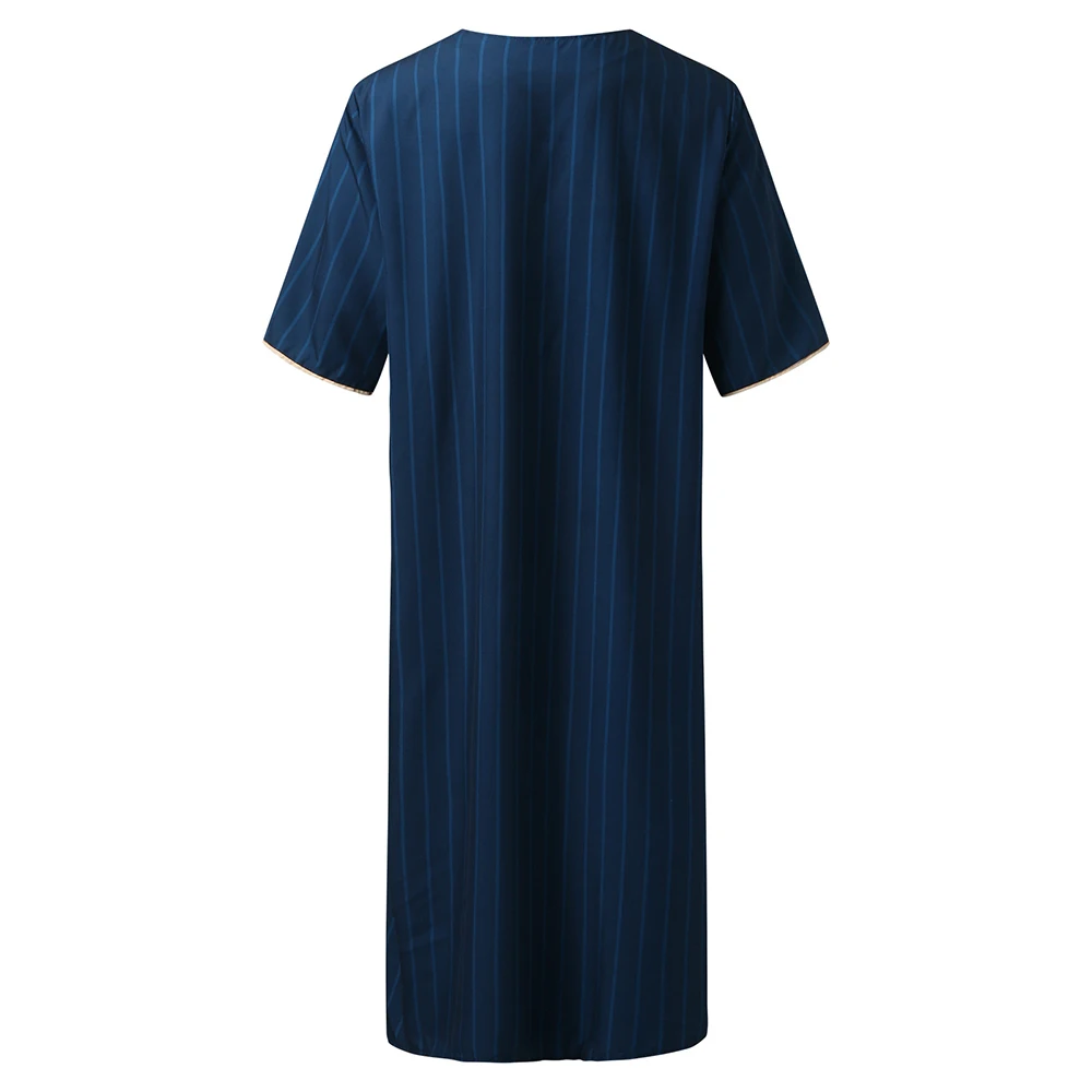 Men's Muslim Striped Jubba Kaftan Dishdash Thobe Saudi Arabia Muslim Clothing Long Sleeve Abaya New Abaya Dubai Abaya A50
Men's Muslim Striped Jubba Kaftan Dishdash Thobe Saudi Arabia Muslim Clothing Long Sleeve Abaya New Abaya Dubai Abaya A50