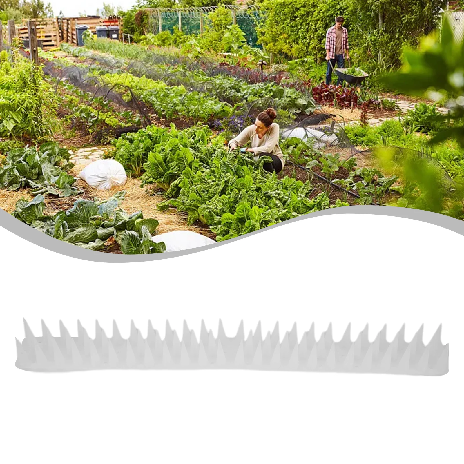 

1PCS Plastic Bird Thorn PP 45*4.5*3.7cm Pigeon Bird Deterrent Spikes High Cat Deterrent Spikes Home Garden Supplies Accessories