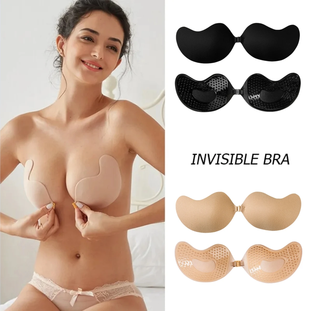

Mango Shape Silicone Chest Stickers Lift Up Nipple Cover Pasties Self Adhesive Invisible Bra Breast Petals Pad Underware 1/2pcs