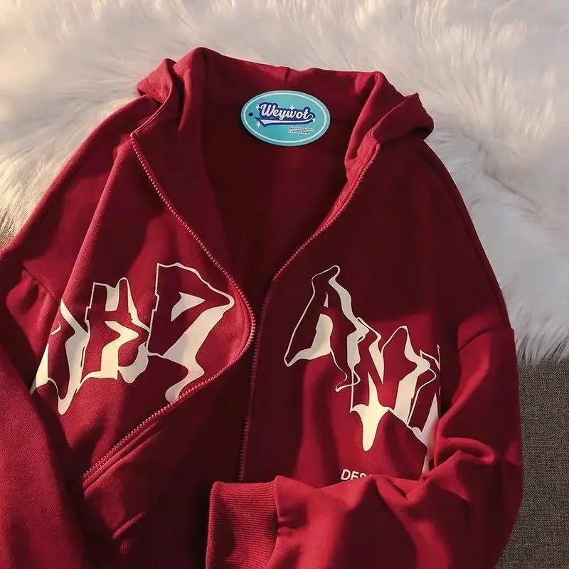 Hip Hop Hoodies Letter Print Funny Women Men Hooded Sweatshirt Casual Loose Pullover Harajuku Streetwear Hooded Y2K Clothes
Hip Hop Hoodies Letter Print Funny Women Men Hooded Sweatshirt Casual Loose Pullover Harajuku Streetwear Hooded Y2K Clothes