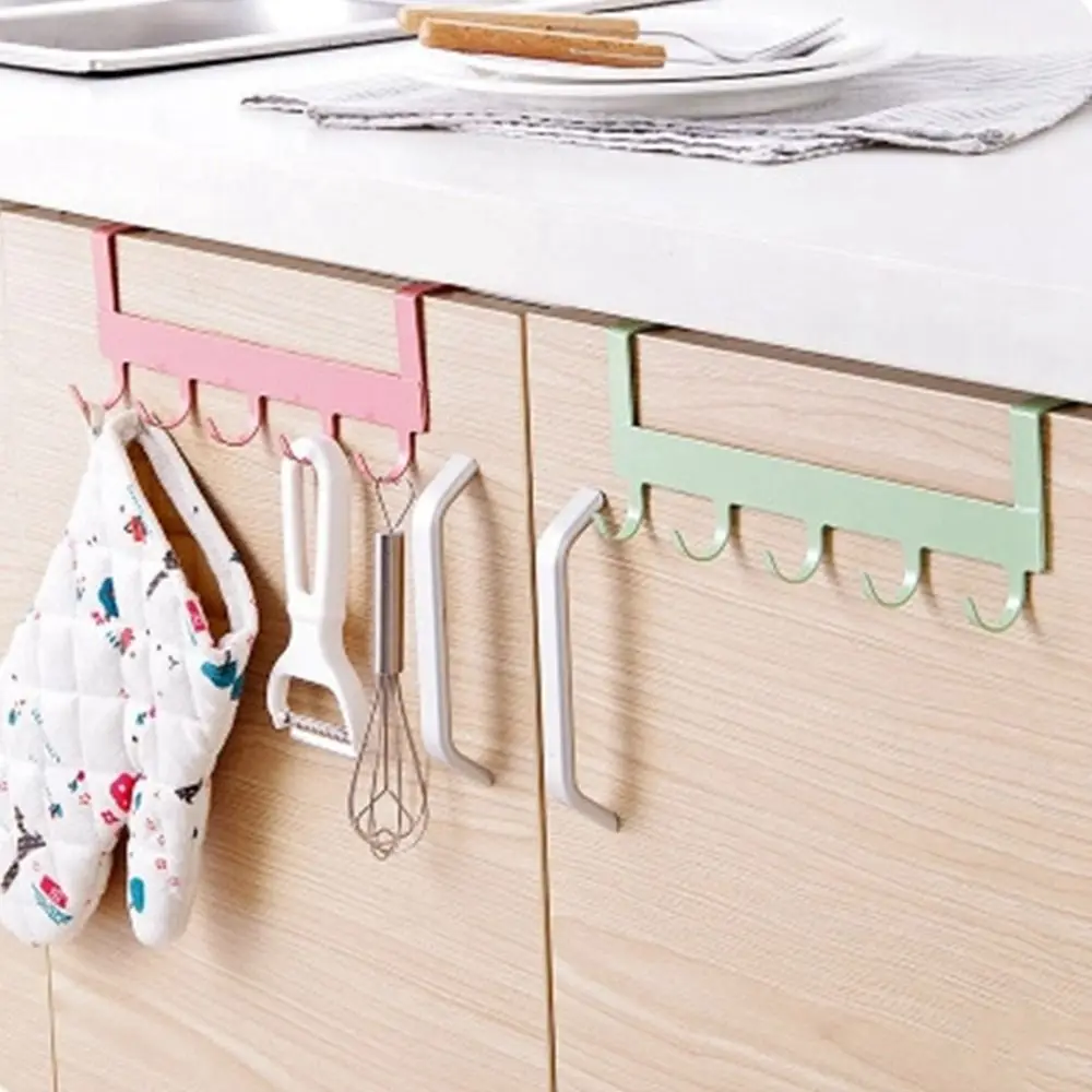 Durable 5 Hooks Over The Door Punch-free Bathroom Kitchen Avoid Scratching Door Hook Towel Hanger Key Holder Organizer Rack
Durable 5 Hooks Over The Door Punch-free Bathroom Kitchen Avoid Scratching Door Hook Towel Hanger Key Holder Organizer Rack