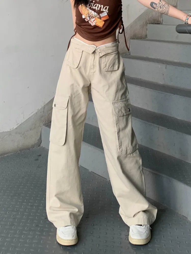 Japanese Vintage High Waist Work Casual Pants Women's 2023 Summer Straight Drop Floor Dragging Pants Brown Loose Wide Leg Pants
Japanese Vintage High Waist Work Casual Pants Women's 2023 Summer Straight Drop Floor Dragging Pants Brown Loose Wide Leg Pants
