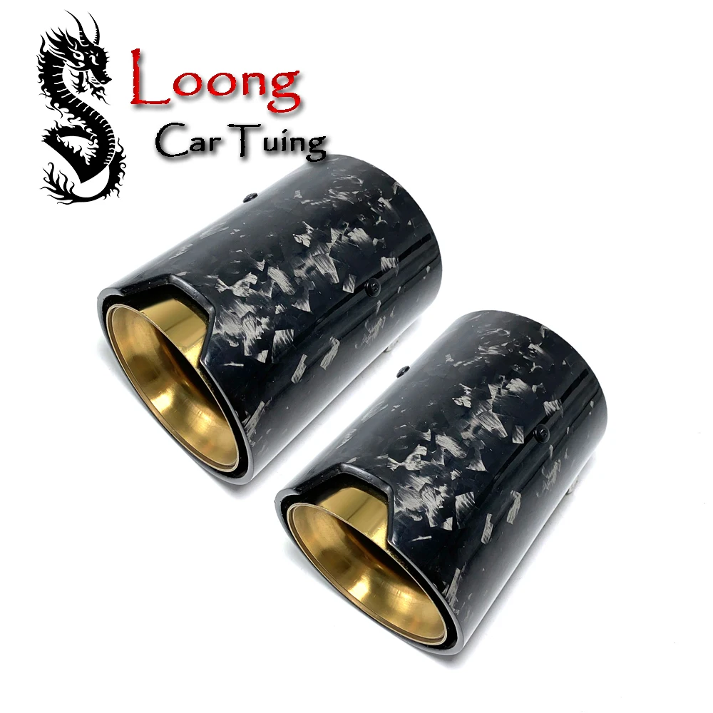 M Logo Forged Carbon Fiber+Golden Stainless Steel Exhaust Tip Tailpipe for BMW M2 M3 M4 M135i M235i M140i M240i M335i M340i M435 
M Logo Forged Carbon Fiber+Golden Stainless Steel Exhaust Tip Tailpipe for BMW M2 M3 M4 M135i M235i M140i M240i M335i M340i M435
