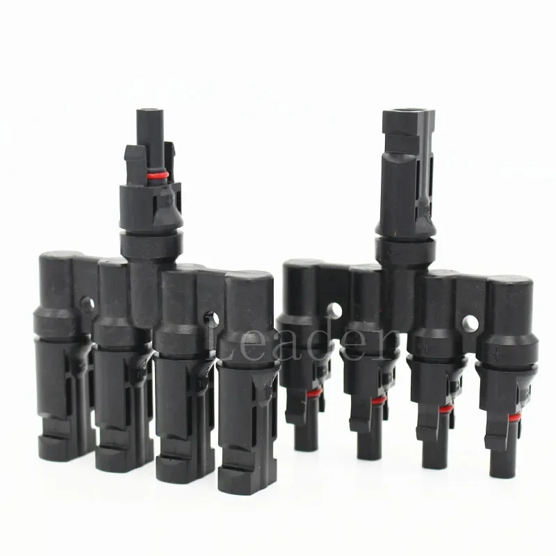 BLUSUNSOLAR 1Pairs/Lot IP67 4 in 1 T Branch Solar Connector with TUV Certification Solar Cable Connector for Photovoltaic System
BLUSUNSOLAR 1Pairs/Lot IP67 4 in 1 T Branch Solar Connector with TUV Certification Solar Cable Connector for Photovoltaic System