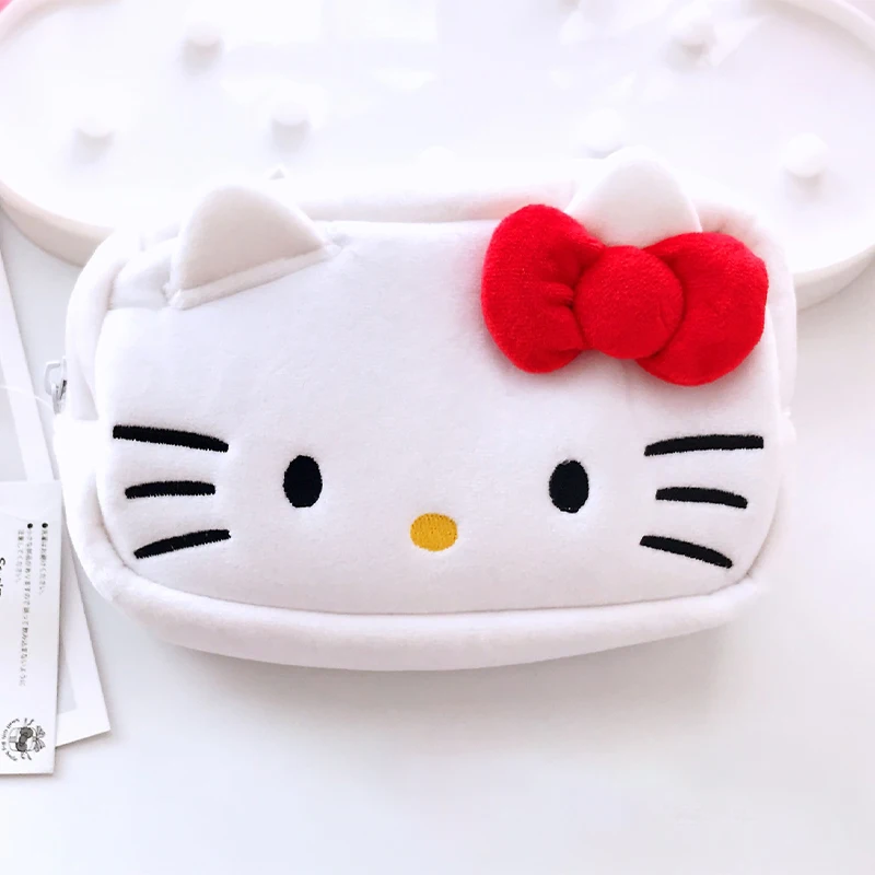 Sanrio Hello Kitty Plush Cosmetic Bag My Melody Kuromi Cute Zipper Large Women Travel Make Up Toiletry Bag Washing Pencil Case
Sanrio Hello Kitty Plush Cosmetic Bag My Melody Kuromi Cute Zipper Large Women Travel Make Up Toiletry Bag Washing Pencil Case