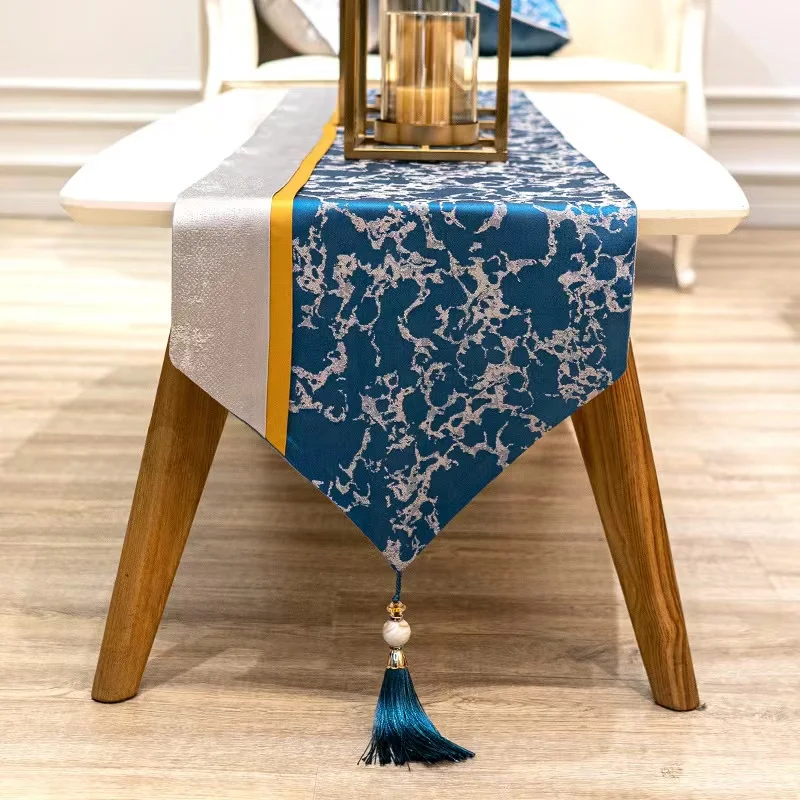 Luxury Blue Marble Table Runner European Style Decoration Party Table Runner 33x210cm With Fringle
Luxury Blue Marble Table Runner European Style Decoration Party Table Runner 33x210cm With Fringle