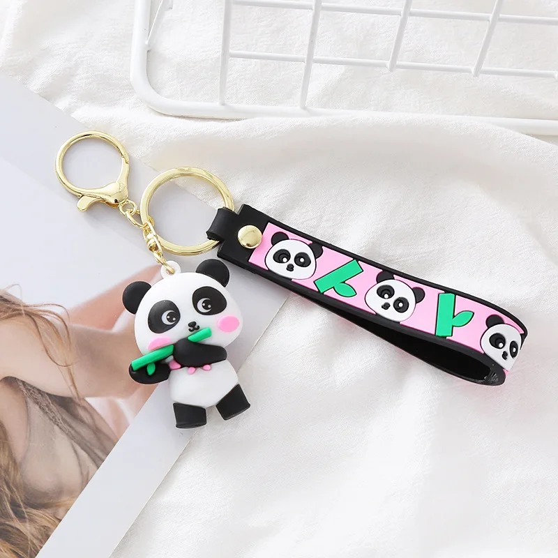 Cute Chinese style Panda Keychain Cartoon PVC Keychain Bag Car Key Hanging Decoration
Cute Chinese style Panda Keychain Cartoon PVC Keychain Bag Car Key Hanging Decoration