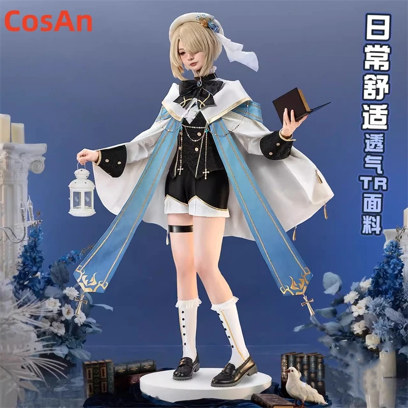 Костюм для косплея CosAn Game Genshin Impact Freminet, милая школьная форма камбрайана, костюм для хэллоуина из кожи, розовый сад
Костюм для косплея CosAn Game Genshin Impact Freminet, милая школьная форма камбрайана, костюм для хэллоуина из кожи, розовый сад