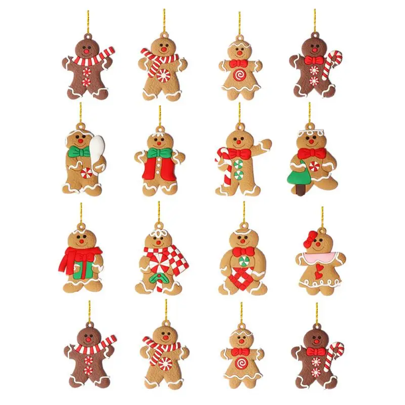 Gingerbread Man Ornaments Small Christmas Ornaments 16Pcs Gingerbread Figurines Hangable Christmas Tree Charm Holiday
Gingerbread Man Ornaments Small Christmas Ornaments 16Pcs Gingerbread Figurines Hangable Christmas Tree Charm Holiday