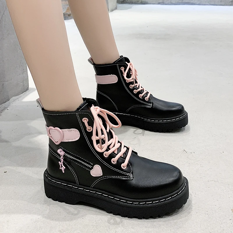 

Женские ботинки с круглым носком, водонепроницаемые ботинки разных цветов с плюшевой подкладкой, на шнуровке, с пряжкой, для зимы, 2023