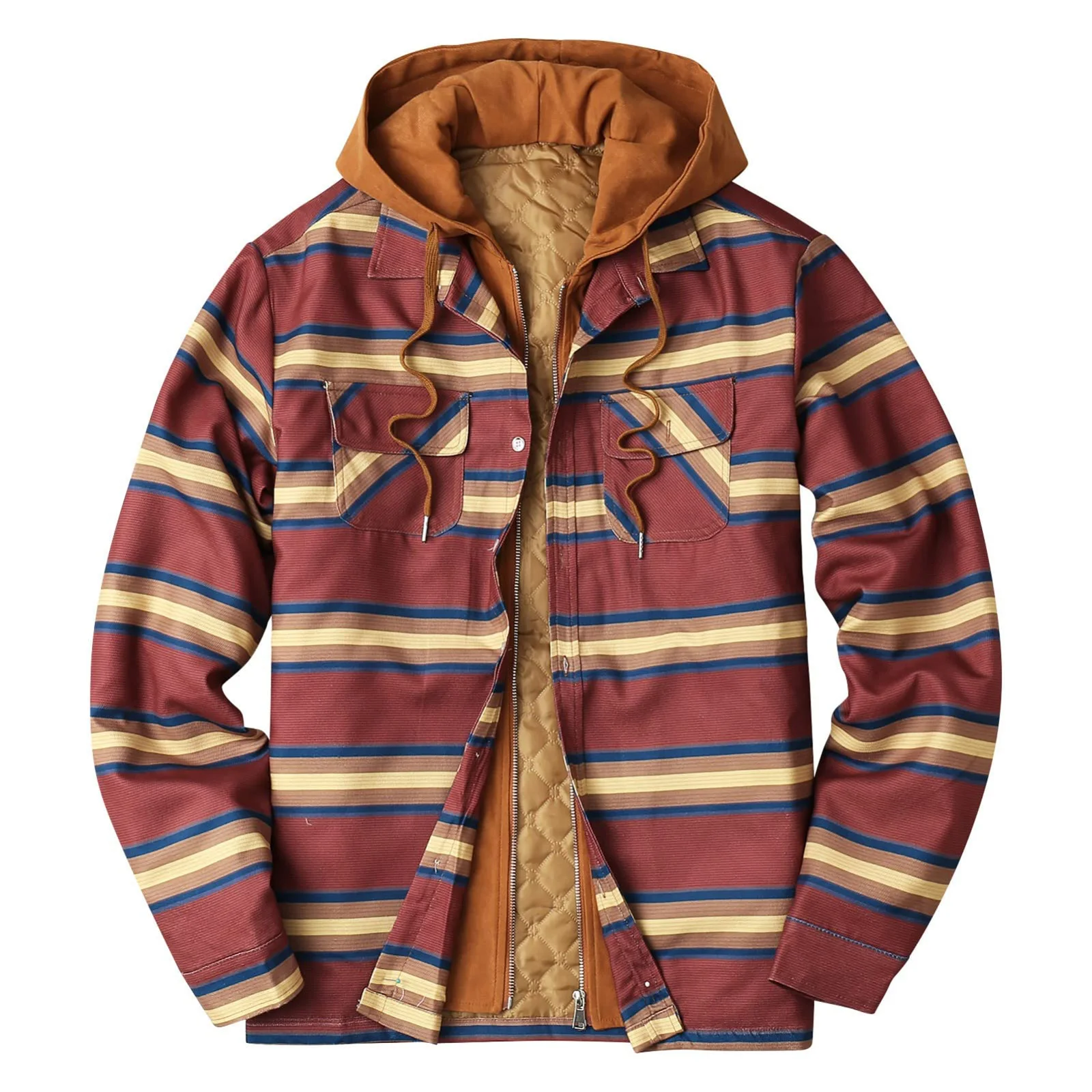 HX Mens Winter Jackets Fashion Striped Pockets 3D Printed Jacket 2 In 1 Laminated Cotton Thicken Warm Zip Hoodie Dropshipping
HX Mens Winter Jackets Fashion Striped Pockets 3D Printed Jacket 2 In 1 Laminated Cotton Thicken Warm Zip Hoodie Dropshipping