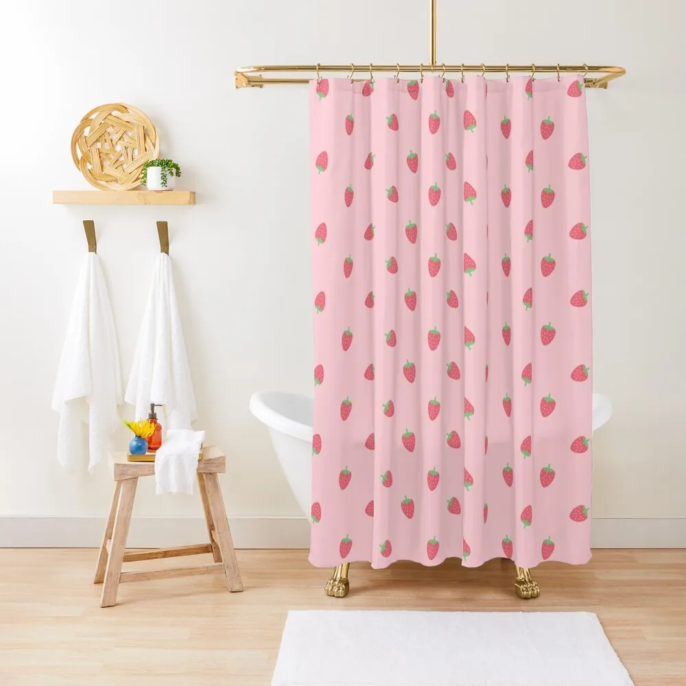 Strawberries Kawaii Cute Pastel Pink Cozy Cottagecore Aesthetic Shower Curtain Window Anime Shower Bathroom For Shower Curtain
Strawberries Kawaii Cute Pastel Pink Cozy Cottagecore Aesthetic Shower Curtain Window Anime Shower Bathroom For Shower Curtain