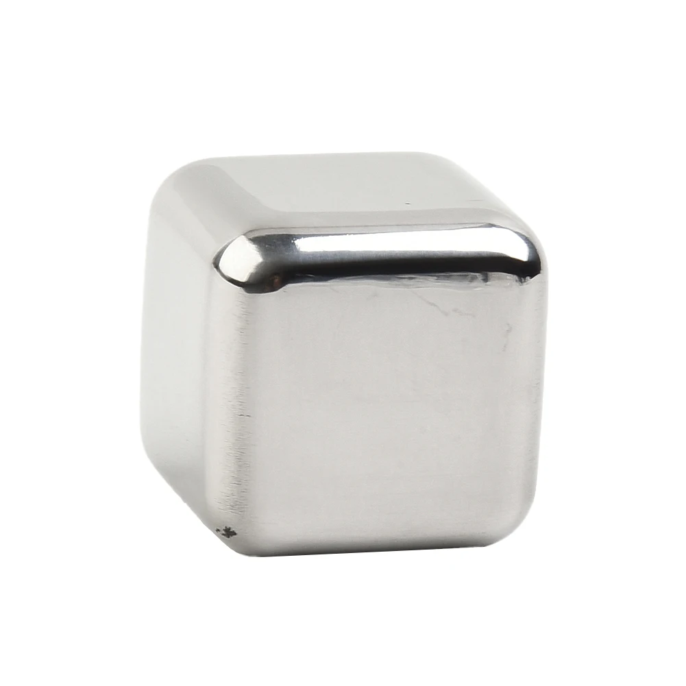 1x Stainless Steel Ice Cubes Reusable Chilling Stones For Whiskey Wine Drink Cold Ice Cube For Water Temperature Drops
1x Stainless Steel Ice Cubes Reusable Chilling Stones For Whiskey Wine Drink Cold Ice Cube For Water Temperature Drops