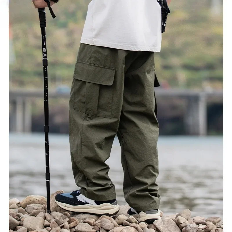 Patch Pocket Work Pants Autumn Mountain Style Light and Thin Loose Pleated Casual Streetwear Men Clothing
Patch Pocket Work Pants Autumn Mountain Style Light and Thin Loose Pleated Casual Streetwear Men Clothing