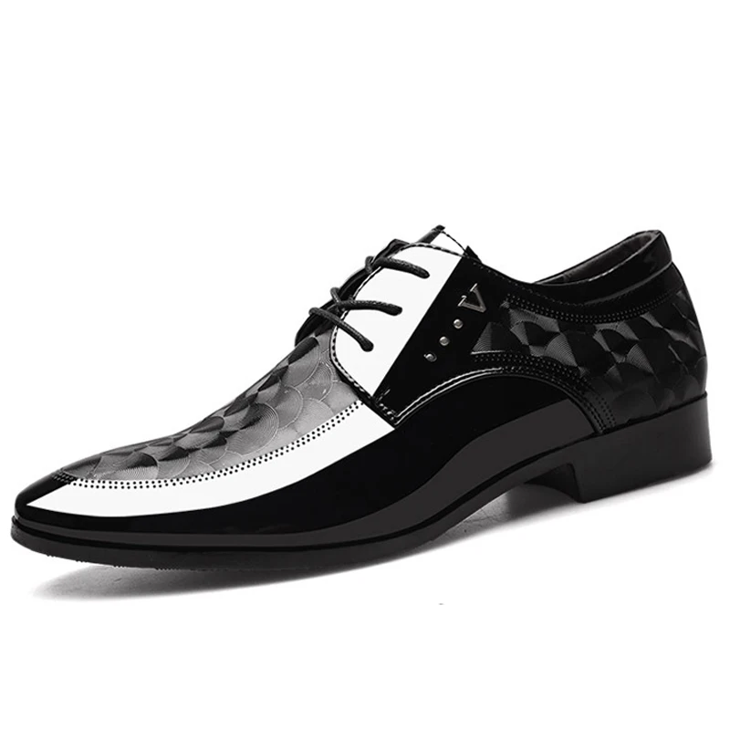 Men Shoes Formal Dress Shoe Black Patent Leather Shoes Men Lace Up Point Toe Business Casual Shoes for Men Wedding Party Office
Men Shoes Formal Dress Shoe Black Patent Leather Shoes Men Lace Up Point Toe Business Casual Shoes for Men Wedding Party Office