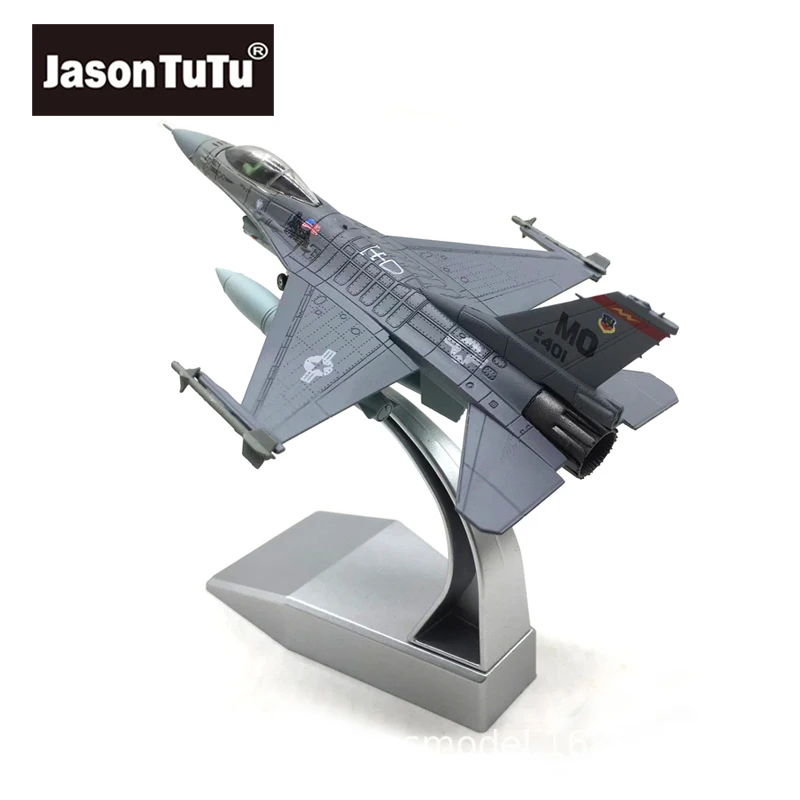 

JASON TUTU 1/100 Scale U.S. Air Force F-16C Fighter Diecast Metal Finished Aircraft Model Fighting Falcon F16C Drop shipping