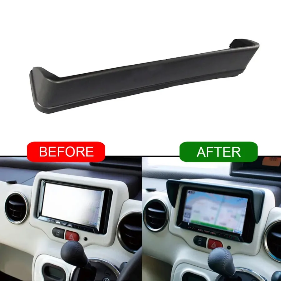 

1Pc Car GPS Navigation Hood Visor Dashboard Navigation Sunshade Sun Shade Cover Anti-Glare Parts Car Auto Exterior Accessories