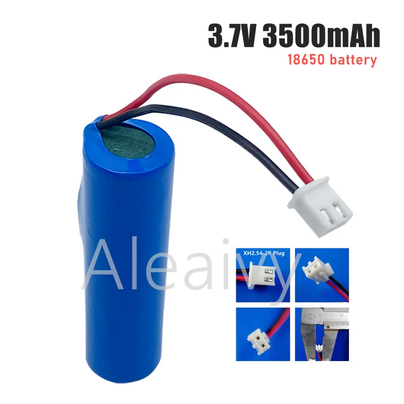 3.7V 3500mAh rechargeable lithium battery 18650 battery pack, suitable for speakers, emergency lighting, with XH2.54 cable
3.7V 3500mAh rechargeable lithium battery 18650 battery pack, suitable for speakers, emergency lighting, with XH2.54 cable