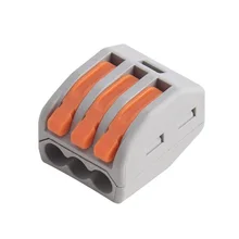 Compact Wire Connector 222-413 Lever-Nuts Assortment 3 Port Electrical Quick Splice Connectors
Compact Wire Connector 222-413 Lever-Nuts Assortment 3 Port Electrical Quick Splice Connectors