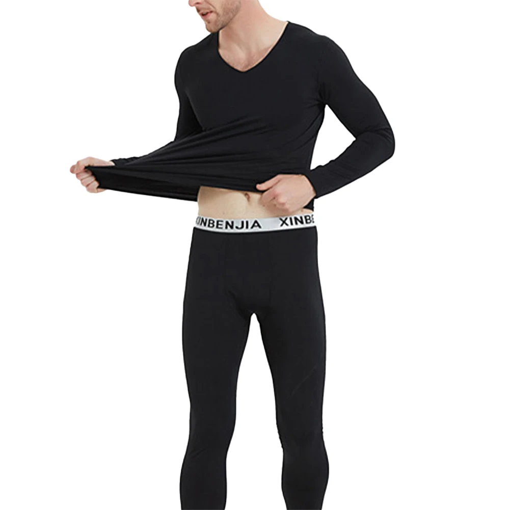 Men Winter Thermal Long Johns Warm Top Bottom Underwear Set V Neck Long Sleeve Underwear Seamless Elasticity Casual Sleepwear
Men Winter Thermal Long Johns Warm Top Bottom Underwear Set V Neck Long Sleeve Underwear Seamless Elasticity Casual Sleepwear