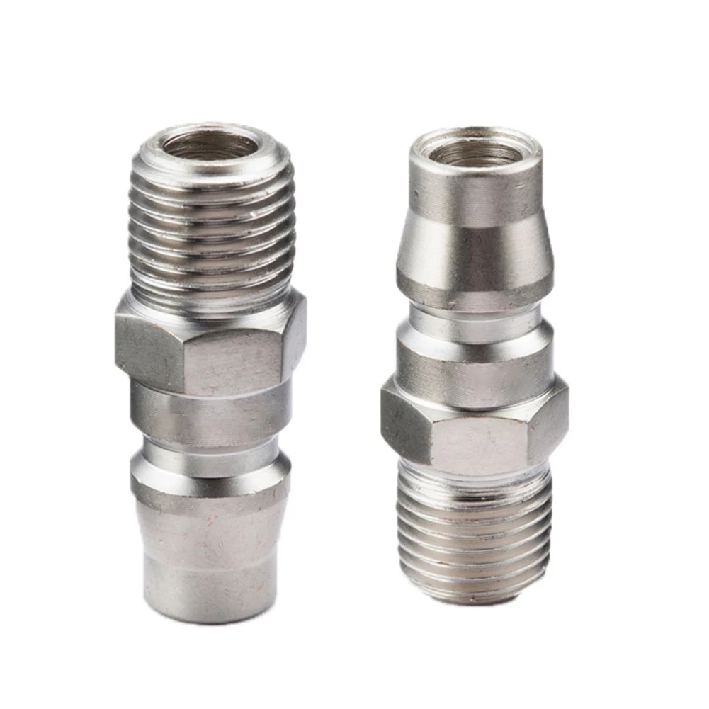5PCS Male Coupling Air Fitting With 1/4inch Male Thread (20PM) Air Coupler Steel Thread Adapter Air Compressor Accessories
5PCS Male Coupling Air Fitting With 1/4inch Male Thread (20PM) Air Coupler Steel Thread Adapter Air Compressor Accessories