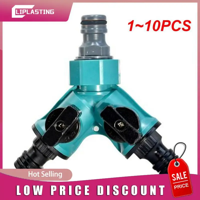 

1~10PCS Female 3/4 To 3/4" Male 2-Way Tap Garden Tap Y Water Splitter Irrigation Tube Splitter Watering