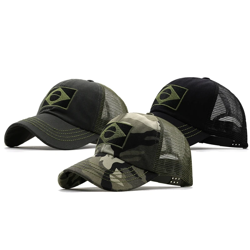 Men Camouflage Hat Baseball Cap Embroidered Brazil Flag Caps Mbroidery Cap Outdoor Tactical Hunting Hats UV Protection Caps
Men Camouflage Hat Baseball Cap Embroidered Brazil Flag Caps Mbroidery Cap Outdoor Tactical Hunting Hats UV Protection Caps