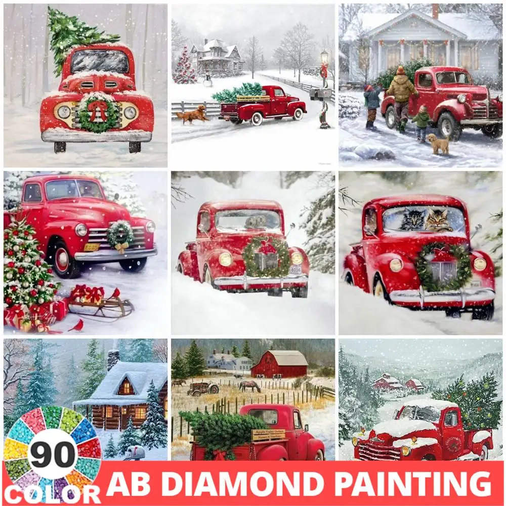 Алмазная живопись AB Full 90 цветов, Рождественская вышивка, зимняя собака, искусство, картина, мозаика, пейзаж, домашний Настенный декор
Алмазная живопись AB Full 90 цветов, Рождественская вышивка, зимняя собака, искусство, картина, мозаика, пейзаж, домашний Настенный декор