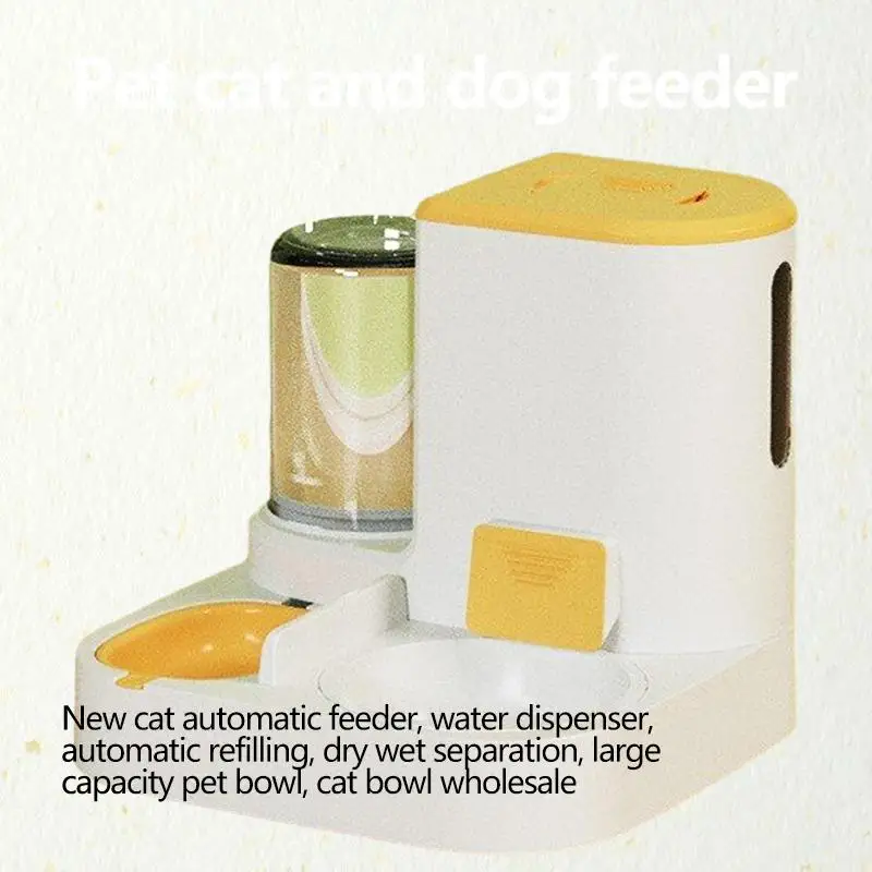 Ultimate Automatic Cat Feeder with Water Dispenser - Innovative Solution for Dry and Wet Food Separation, Ensuring Optimal Nutr
Ultimate Automatic Cat Feeder with Water Dispenser - Innovative Solution for Dry and Wet Food Separation, Ensuring Optimal Nutr