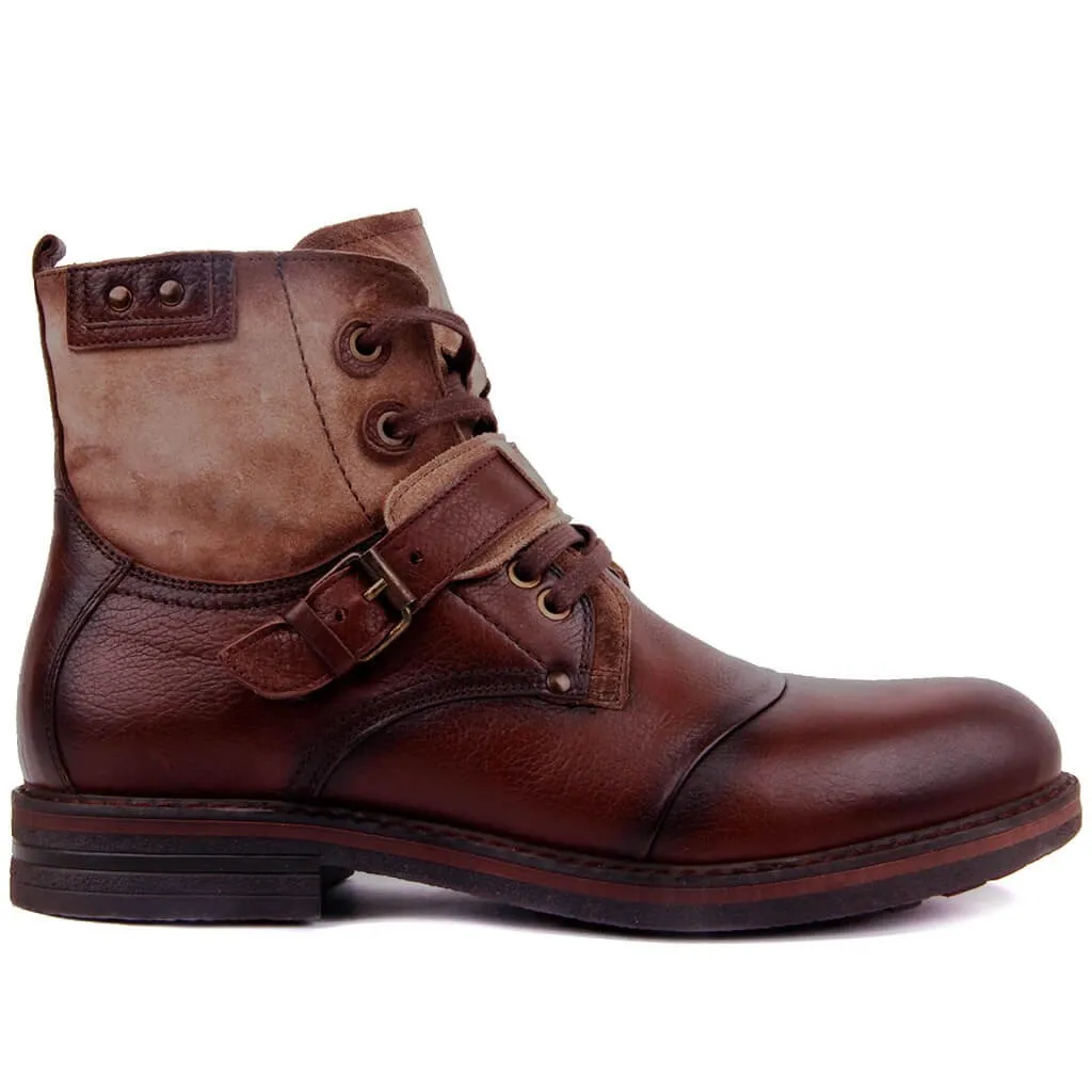 

Sail Lakers-Brown Leather Men's Boots