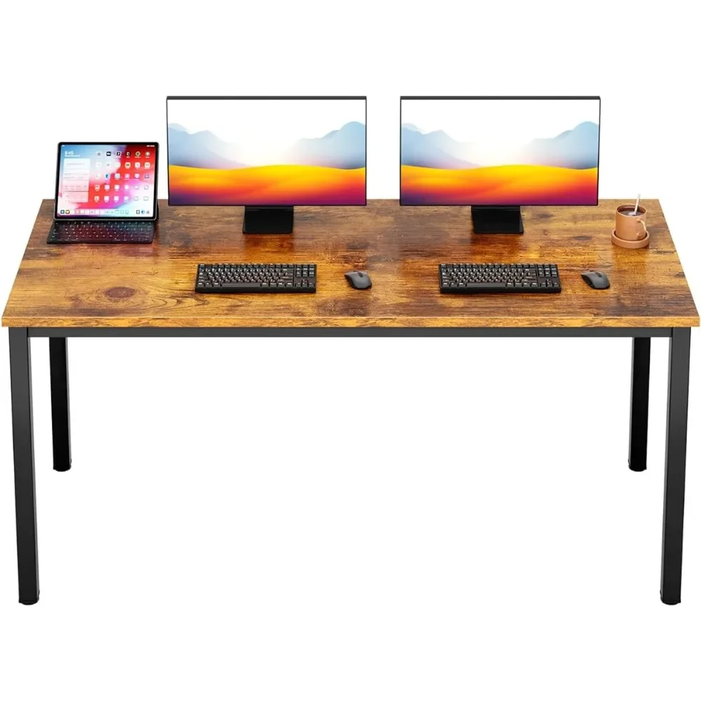 

Computer Desk Home Office Table Writing Desk Study Table Gaming Desk Worstation (63 Inch Retro) Freight Free Reading Desks Gamer