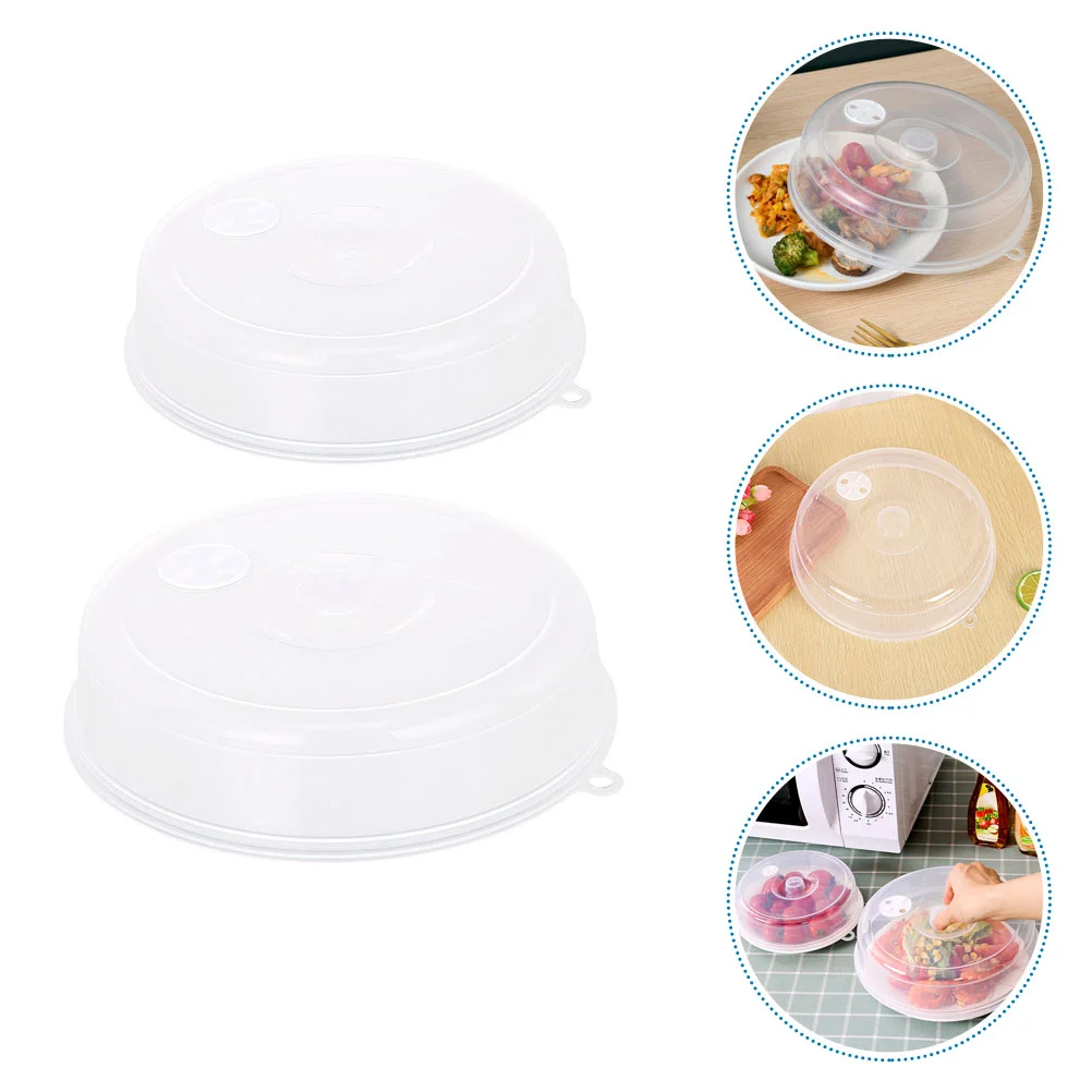2 Pcs Microwave Heating Lid Oil Proof Cover Kitchen Supply Food Preservation Plate
2 Pcs Microwave Heating Lid Oil Proof Cover Kitchen Supply Food Preservation Plate