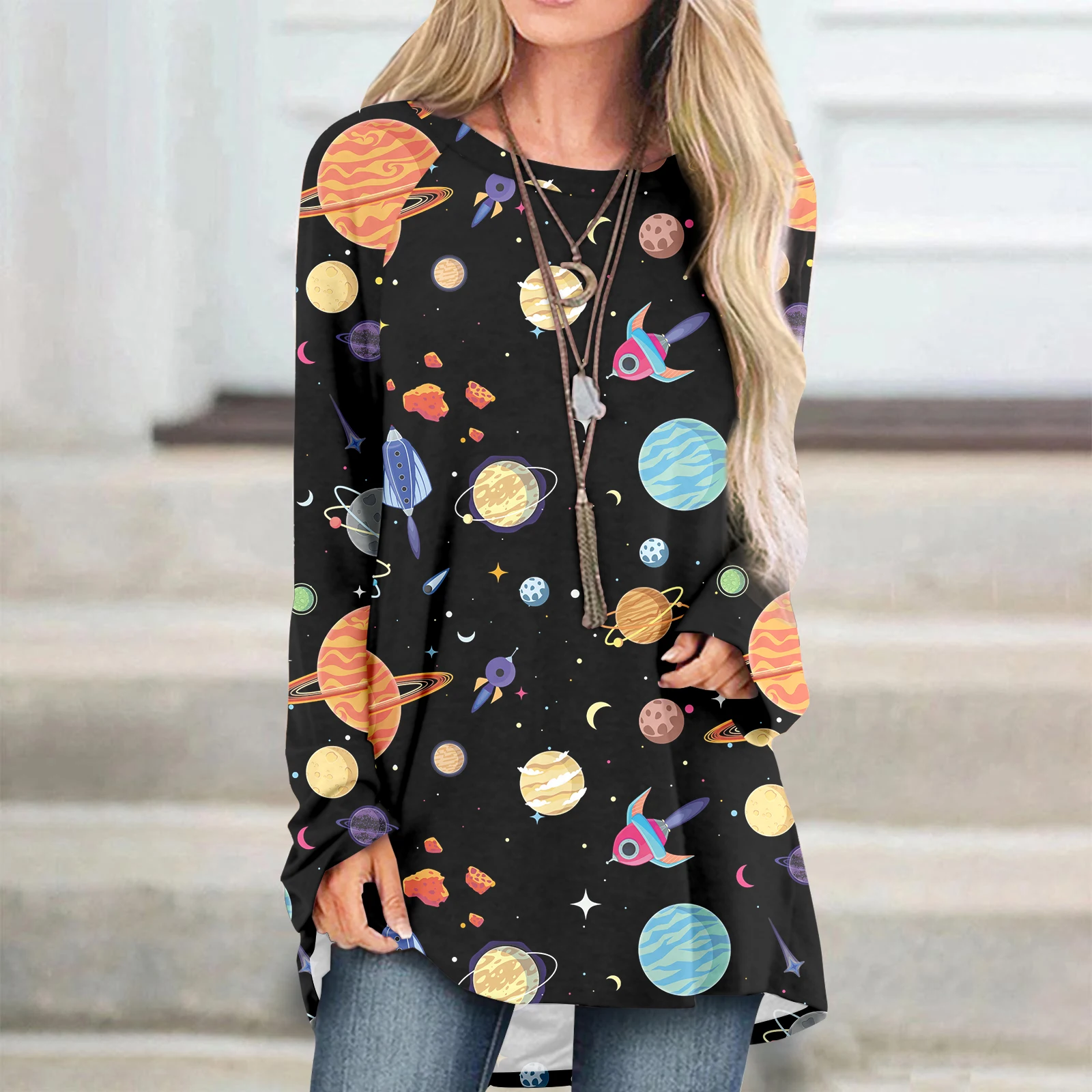 Ladies T Shirt Autumn Long Sleeve Fast Custom Streetwear Blouse Casual Style Clothes For Women Plus Size Y2k Clothe Dropshipping
Ladies T Shirt Autumn Long Sleeve Fast Custom Streetwear Blouse Casual Style Clothes For Women Plus Size Y2k Clothe Dropshipping