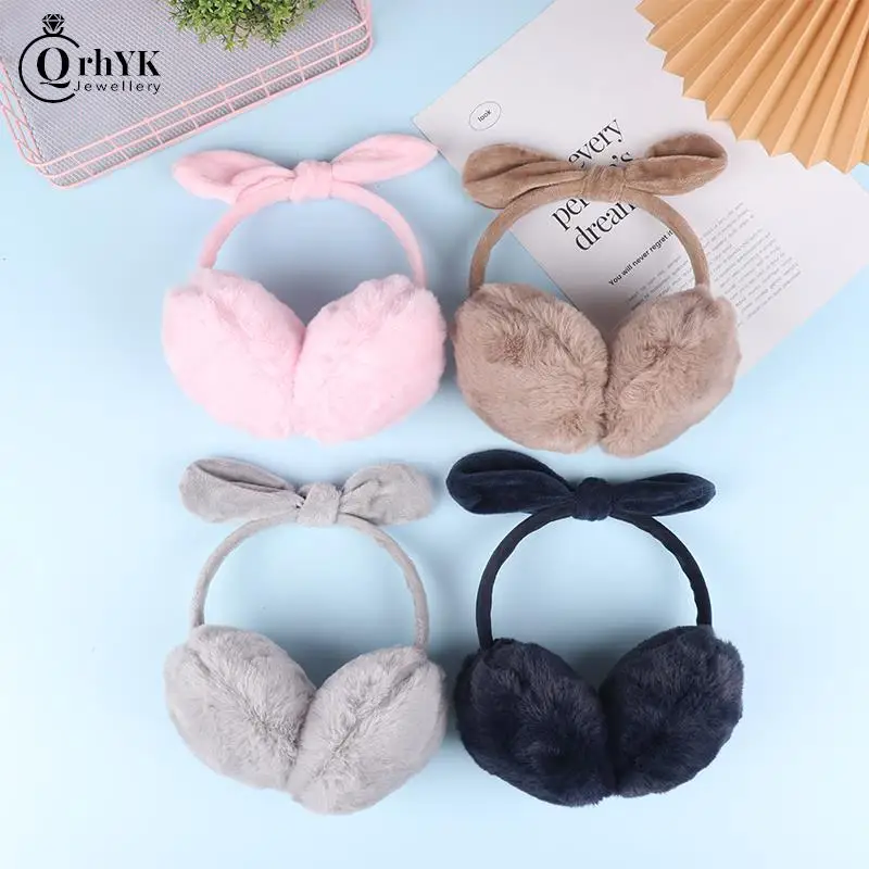 Thermal Soft Plush Earmuffs Winter Bunny Ears Bow Thicken Ear Warmer Outdoor Sports Cold Protection Adjustable Ear Cover
Thermal Soft Plush Earmuffs Winter Bunny Ears Bow Thicken Ear Warmer Outdoor Sports Cold Protection Adjustable Ear Cover