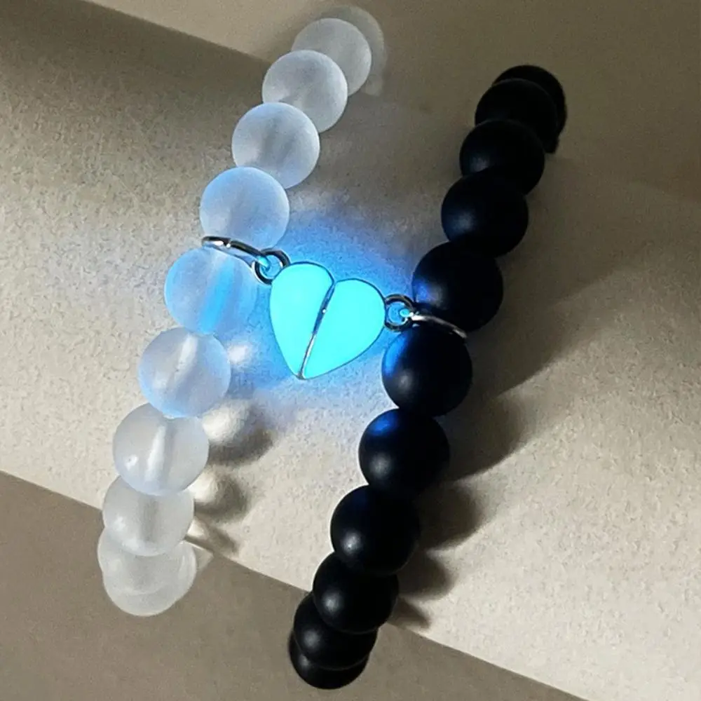 2Pcs Alloy Stone Couple Luminous Bracelet Charms Glow In The Dark Fluorescent. Lover Heart Bracelet Lover Fluorescent Gift
2Pcs Alloy Stone Couple Luminous Bracelet Charms Glow In The Dark Fluorescent. Lover Heart Bracelet Lover Fluorescent Gift
