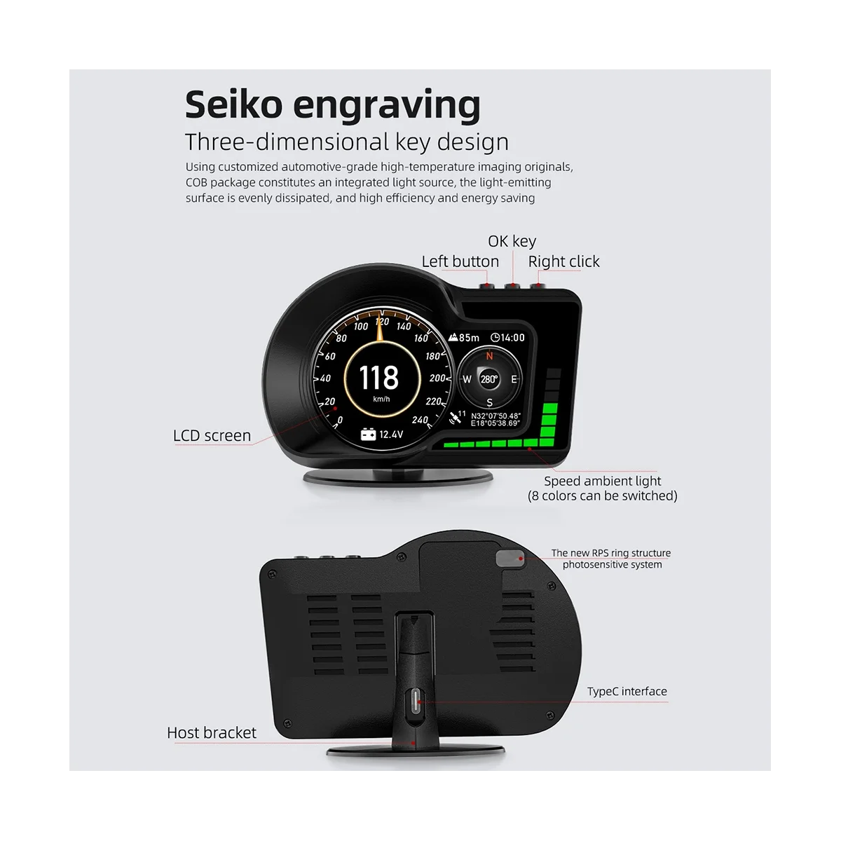 OBD2 EOBD Многофункциональный ЖК-дисплей OBD + GPS HUD автомобильный компьютер Автомобильный дисплей в режиме реального времени спидометр для всех автомобилей
OBD2 EOBD Многофункциональный ЖК-дисплей OBD + GPS HUD автомобильный компьютер Автомобильный дисплей в режиме реального времени спидометр для всех автомобилей