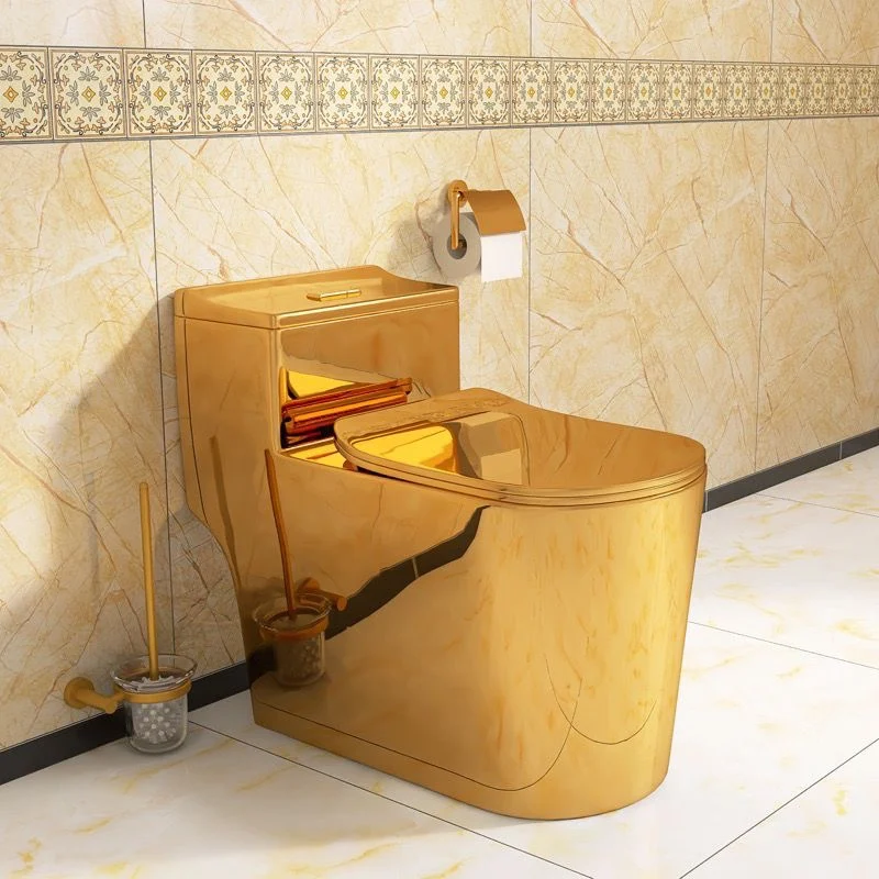 Exported to Germany and Japan Craft Gold Toilet Bowl Parvenu Gold Ultra-High Siphon Large Diameter Mute
Exported to Germany and Japan Craft Gold Toilet Bowl Parvenu Gold Ultra-High Siphon Large Diameter Mute