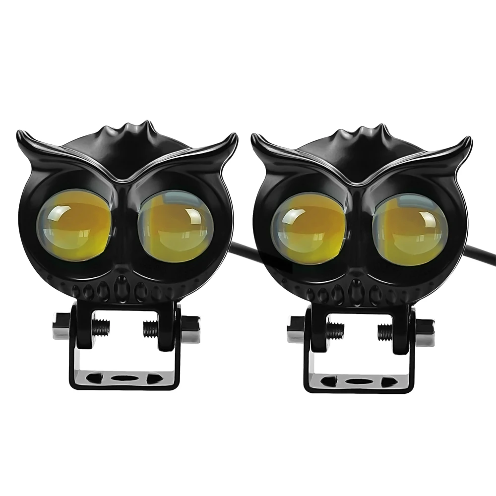 

2Pcs 45W Motorcycle LED Headlight Light Racer Light Auxiliary DRL Spotlight Lamp for Off-Road Motorcycles, ATV,