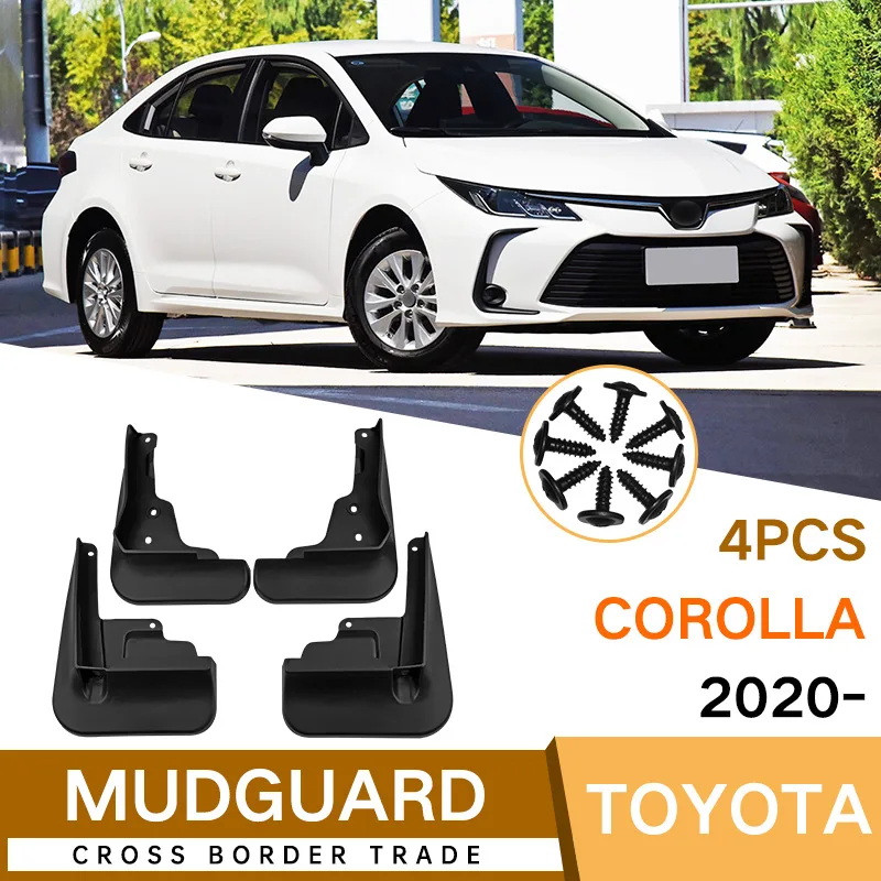 

MudFlaps FOR Toyota Corolla 2020-2023 CAR mudguard auto SplashGuards Fender Set Parts FrontRear Automotive Accessories