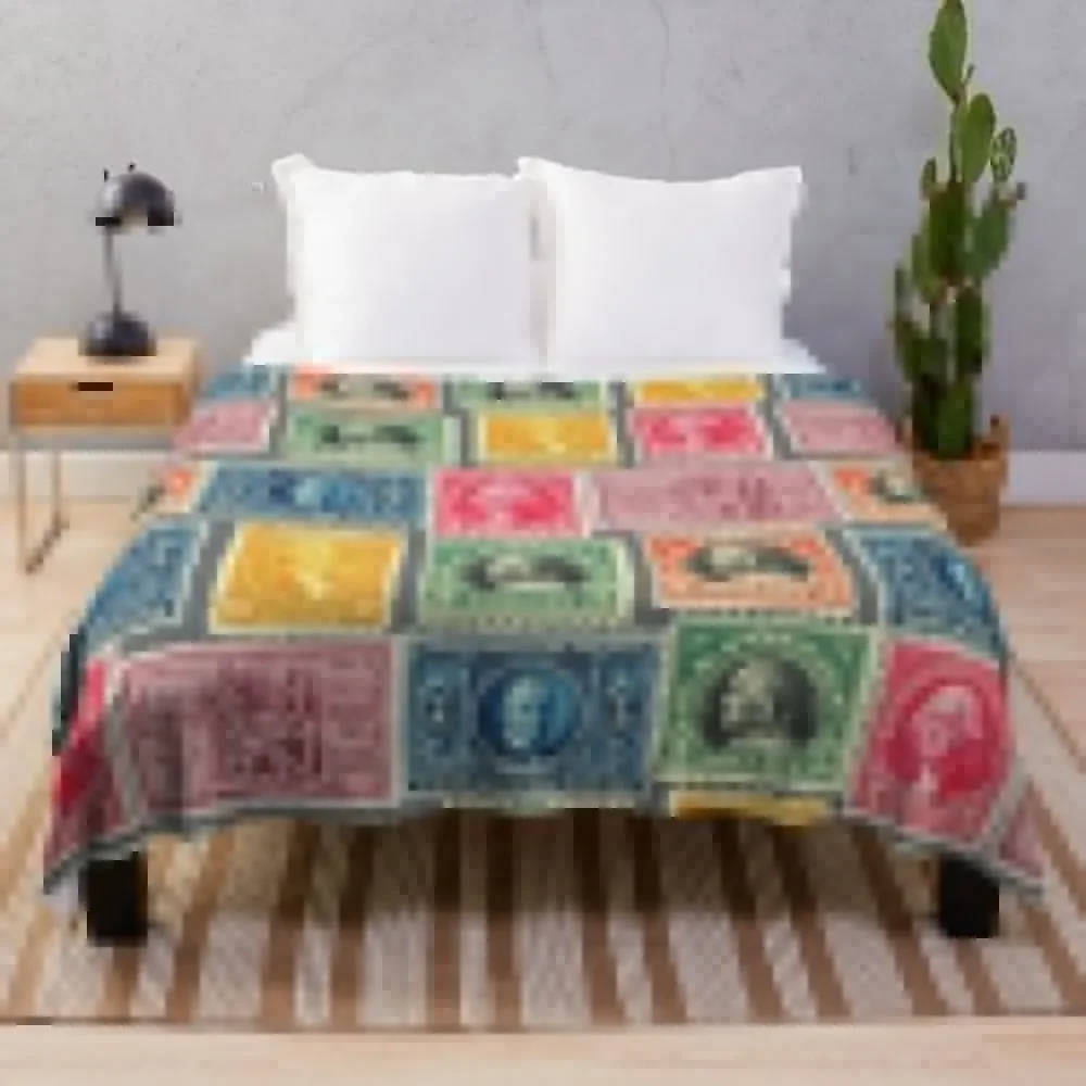 US Postage Stamp Collage Throw Blanket valentine gift ideas Loose Blankets
US Postage Stamp Collage Throw Blanket valentine gift ideas Loose Blankets