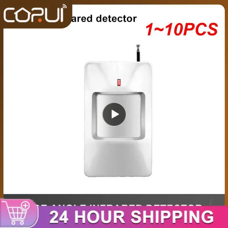 

1~10PCS 433MHz Wireless Infrared detector PIR Motion Sensor for GSM/PSTN Auto Dial Home Security Alarm System